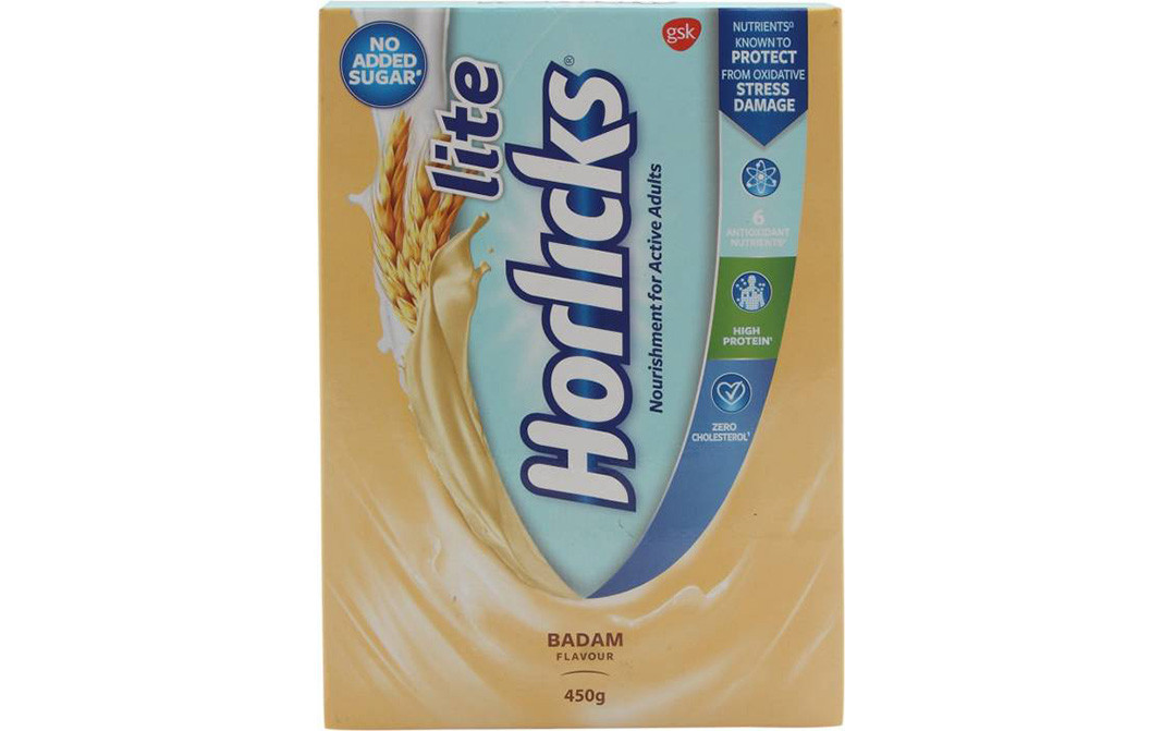 Lite Horlicks Badam Flavour    Box  450 grams